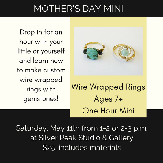 Mom & Me Mini: Wire & Gemstone Rings